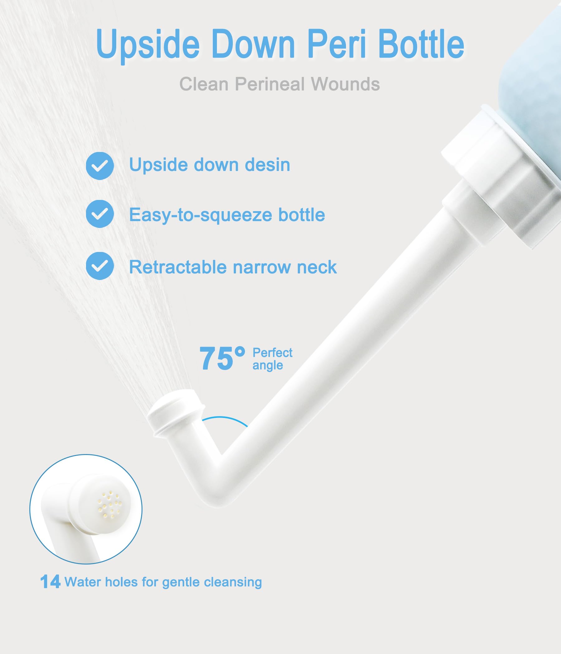 BESTEK herbal postpartum foam for plant-based gentle care