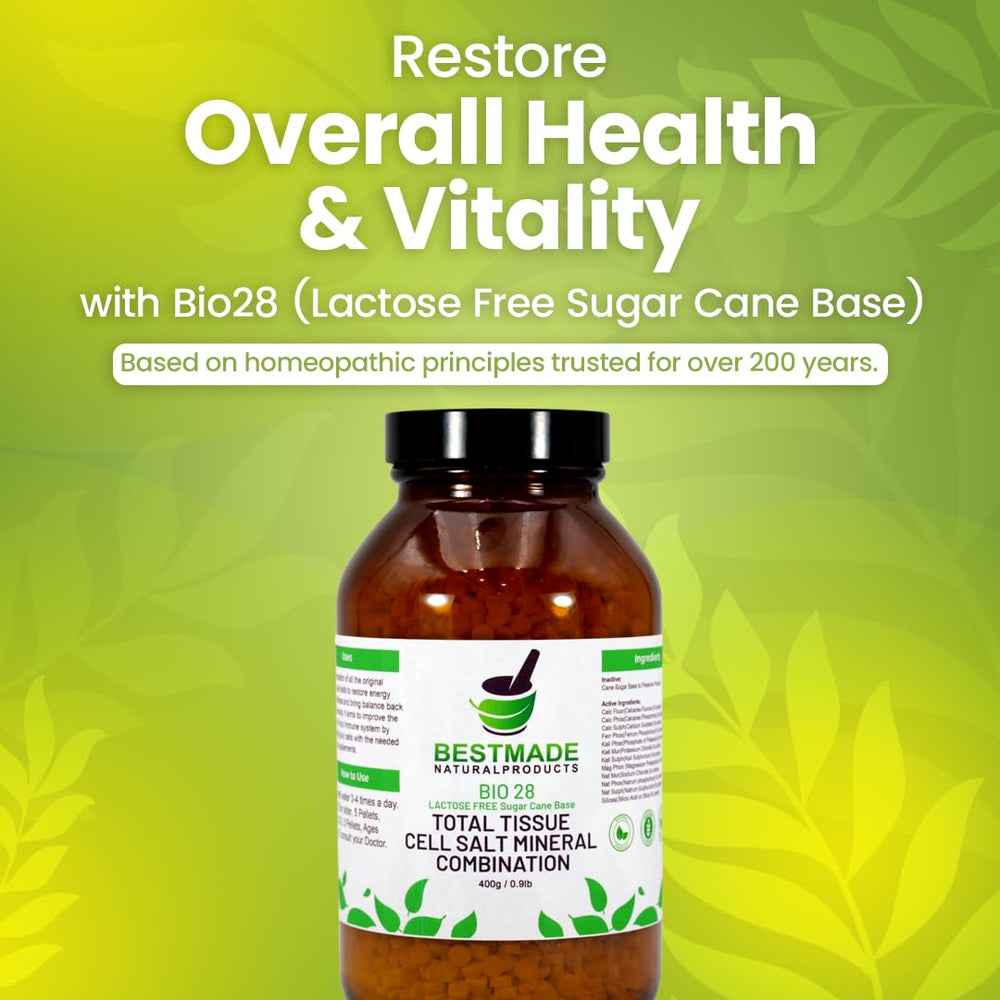 Bestmade BIO28 cellular-support bottle for simple daily use.
