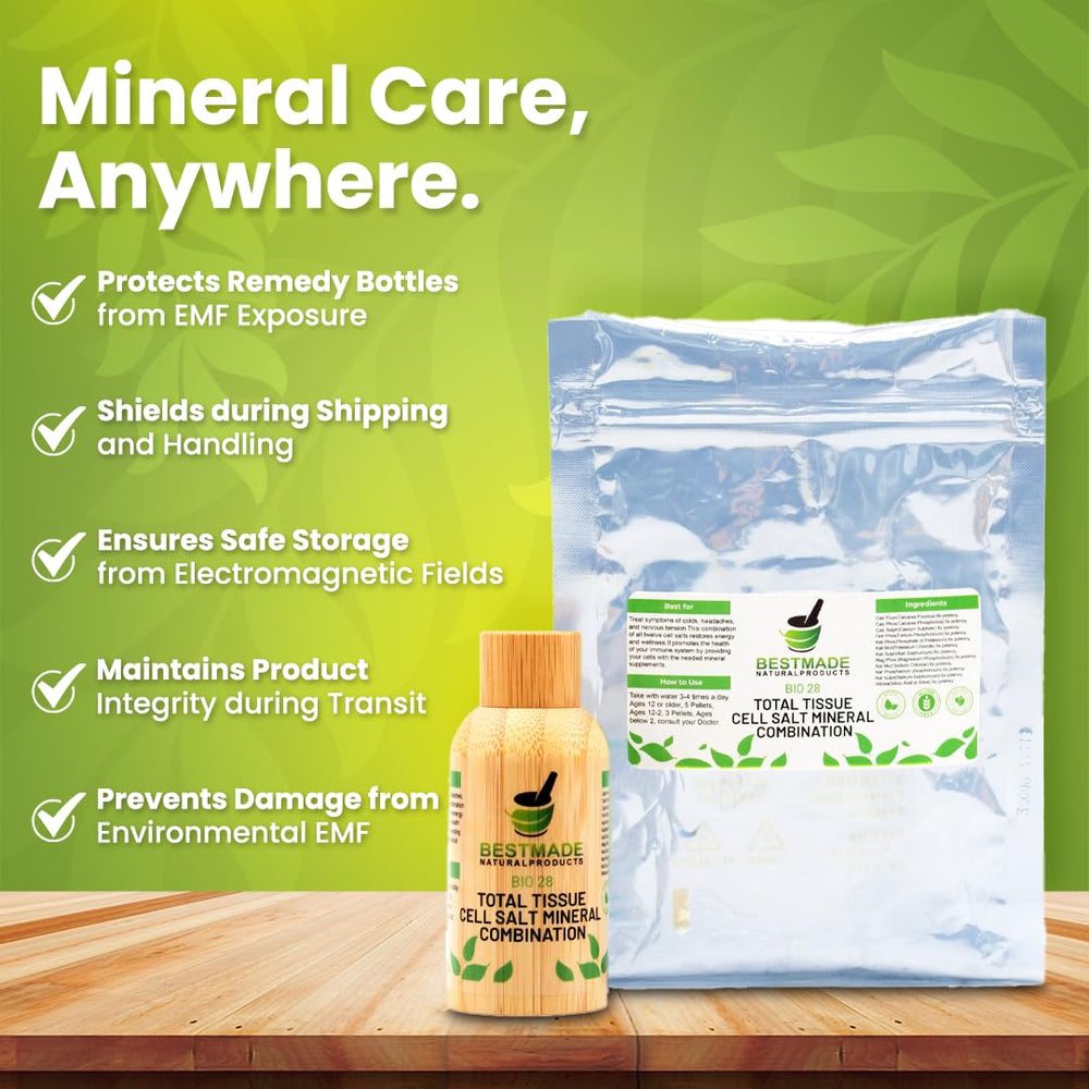 Bestmade BIO28 Total Tissue Salt in-use dosing suggests energy and balance benefits.