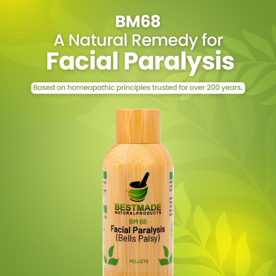Bestmade BM68 pellets close-up highlighting natural ingredients for skin comfort.