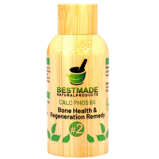 Bestmade Calcarea Phosphorica 6X pellets bottle for bone support and natural recovery