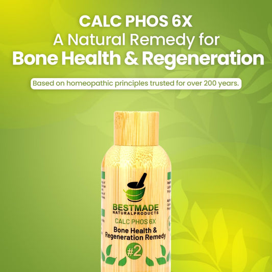 Bestmade Calcarea Phosphorica 6X label showing calcium absorption support