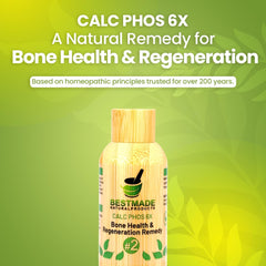 Bestmade Calcarea Phosphorica 6X label showing calcium absorption support