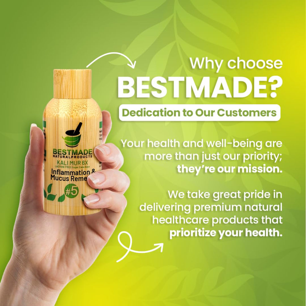 Bestmade Kali Mur 6X supports clear airways during seasonal breathing discomfort.