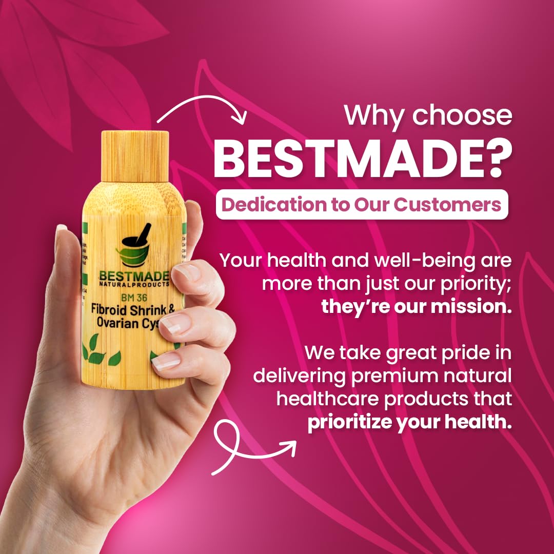 Bestmade natural formula ingredients graphic implying gentle, plant-based support.
