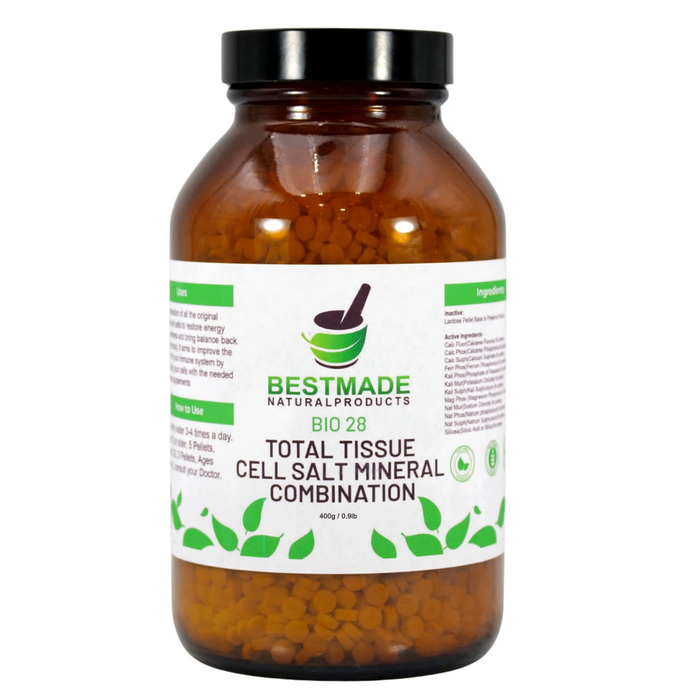 Bestmade Total Tissue Cell Salt bottle front supports overall wellness