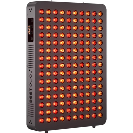 BestQool BQ150 modular red-light panel front view for at-home wellness sessions.