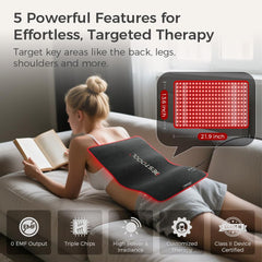 BestQool portable red light belt ready for home, work, or travel