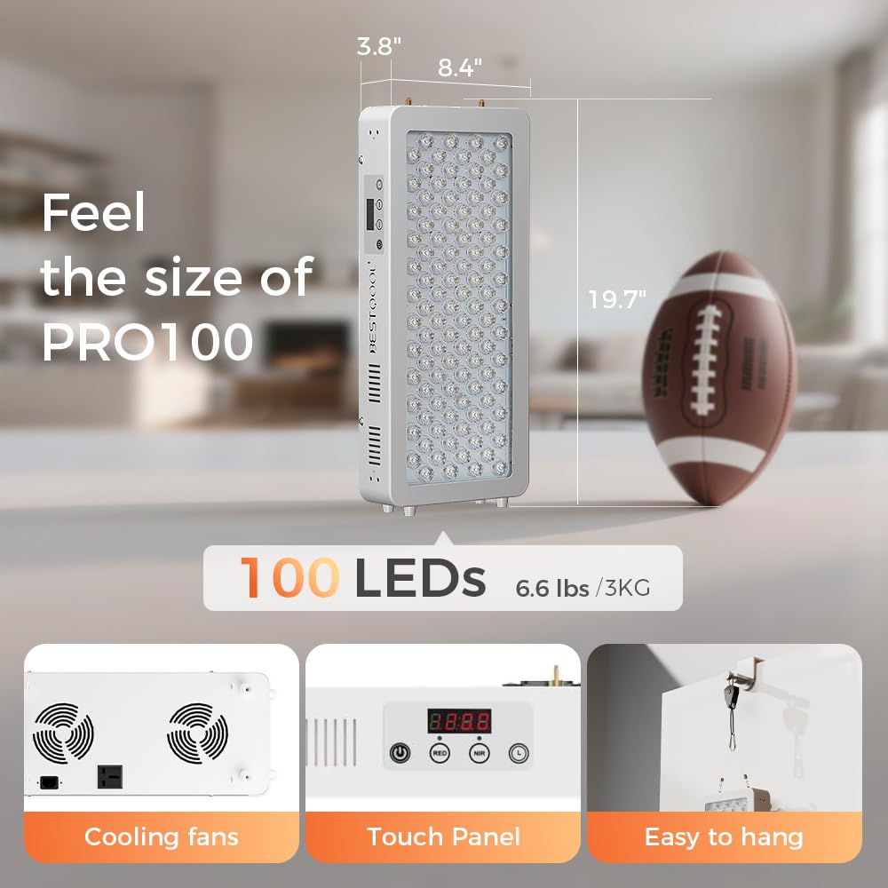 BestQool Pro100 irradiance at 3 inches supports effective coverage.