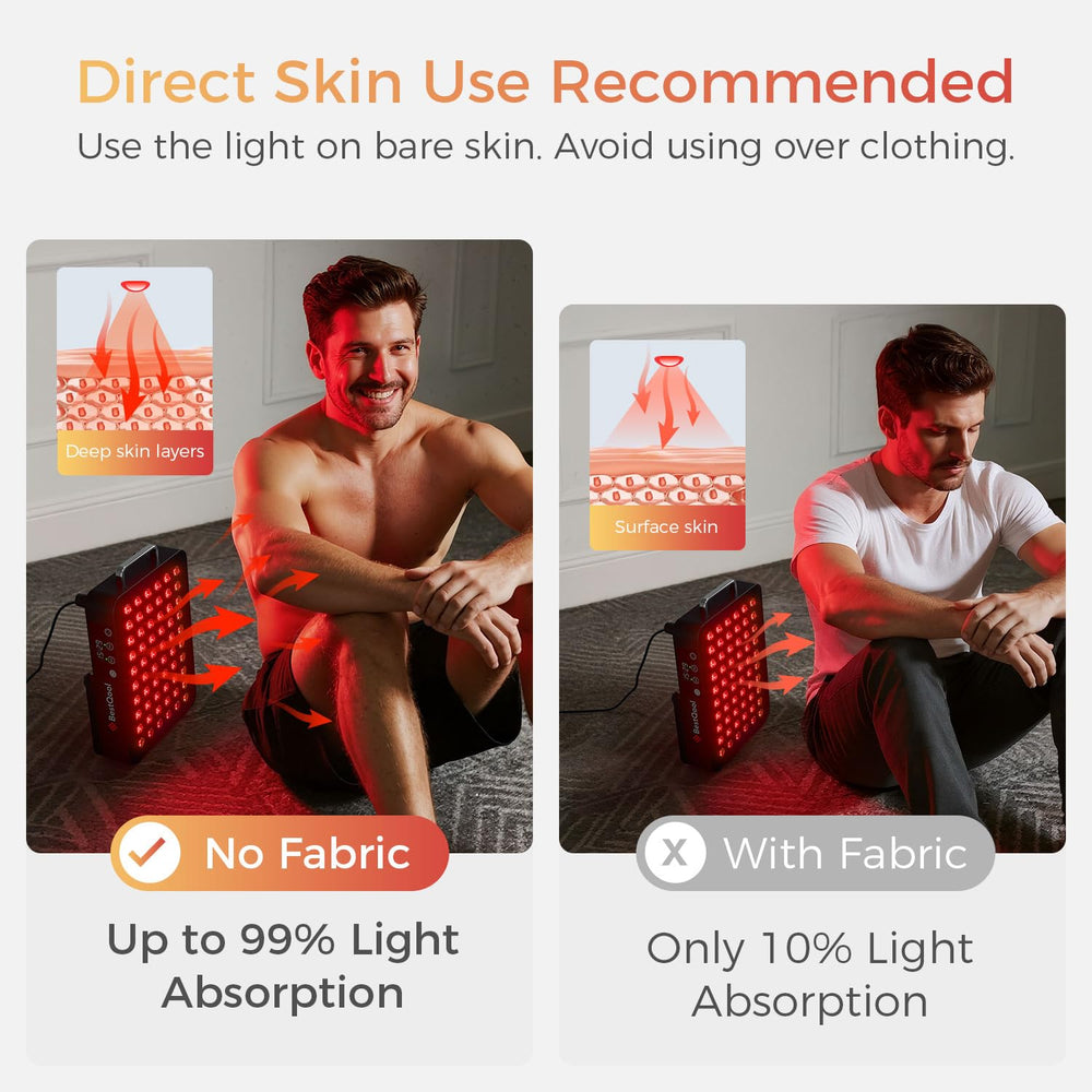 BestQool red light therapy for the body during post-workout sessions