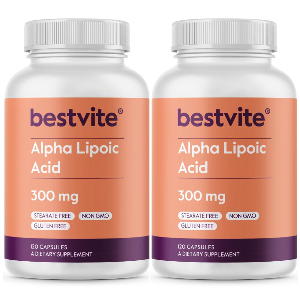 BESTVITE Alpha Lipoic Acid bottle for easy daily antioxidant support