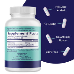 Bottle pouring BENFOTIAMINE capsules for convenient routines.