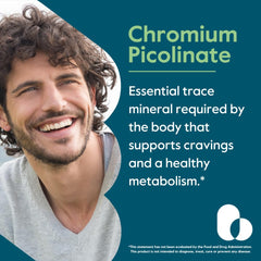 Close-up of Bestvite Chromium Picolinate capsules, highlighting vegan and gluten-free formula.