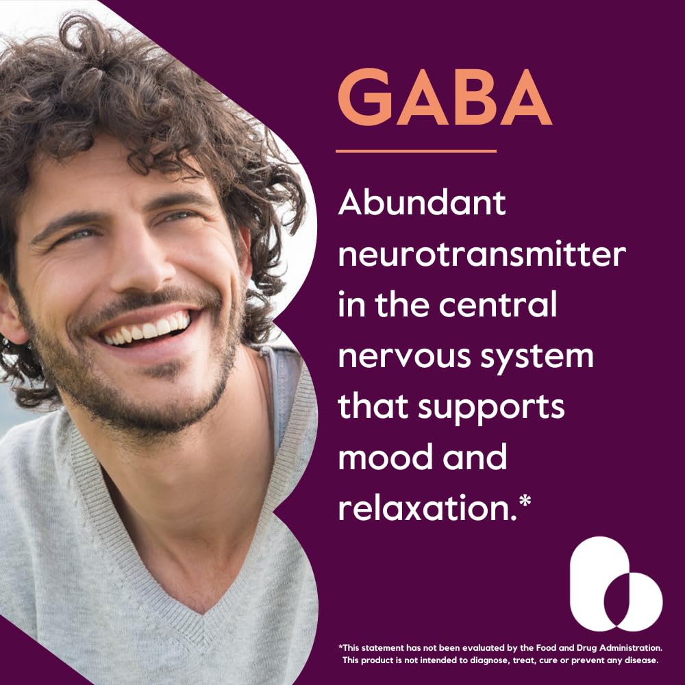Bestvite GABA capsules on a clean counter for mood balance support.