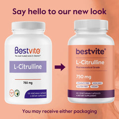 Close-up of Bestvite L-Citrulline capsule texture for pharmaceutical grade powder appearance.