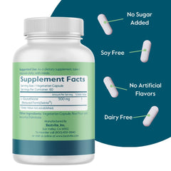 BESTVITE L-Glutathione label view highlighting the Setria formula