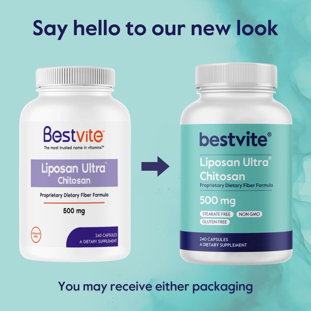 Box and bottle packaging showcases Liposan Ultra's compact, easy-to-use design.