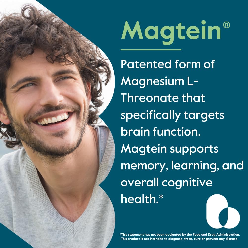 Bestvite Magtein capsules closeup shows high-potency magnesium for brain support.