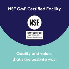 BESTVITE Melatonin NSF-certified facility ensures proper controls