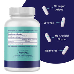 BESTVITE Melatonin vegan gluten-free formula suited for dietary needs