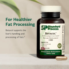 Betacol capsules packaging shows gluten-free and non-dairy notes