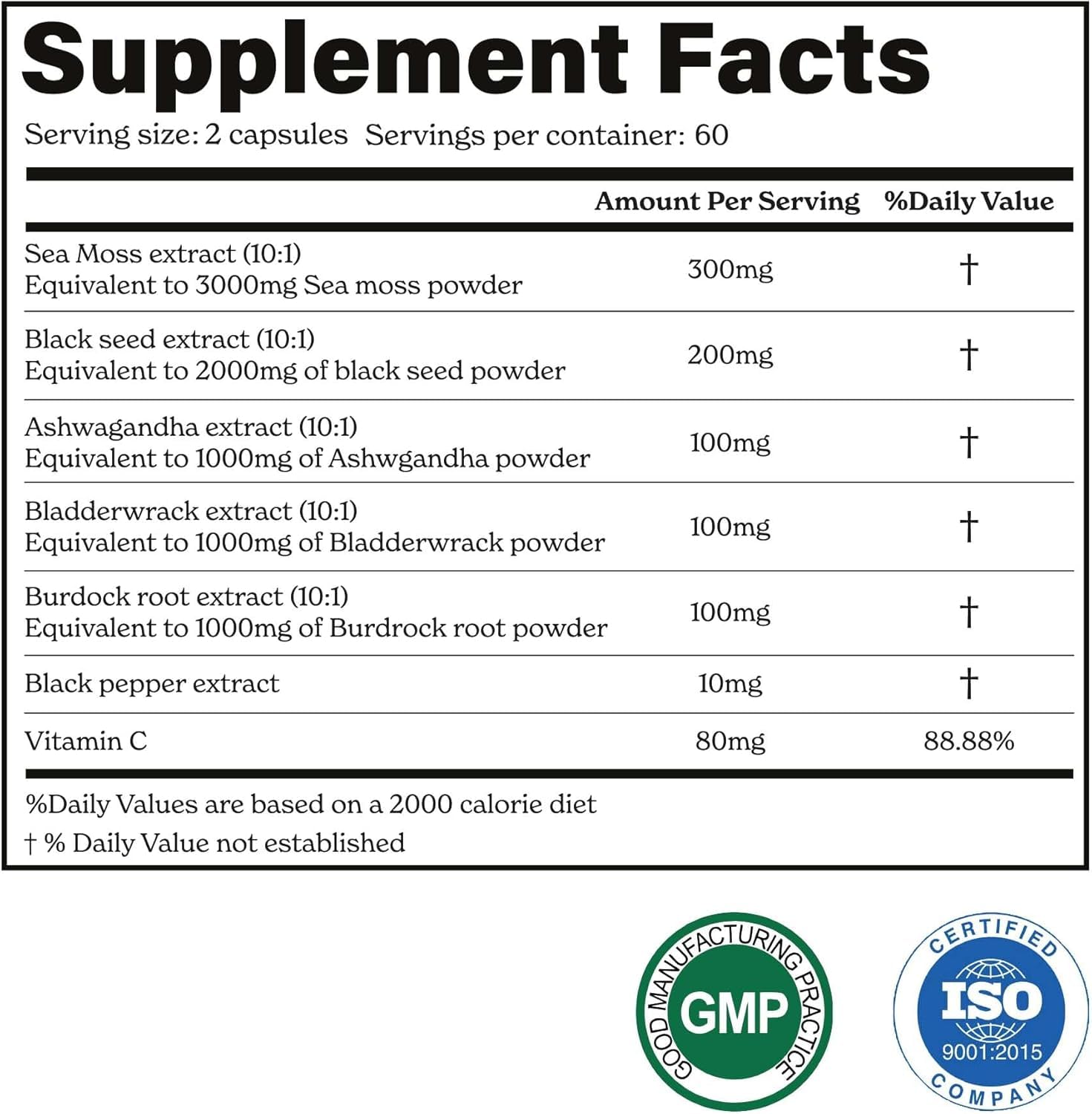 Better Alt Black Pepper Extract label indicating absorption support for herbal compounds.