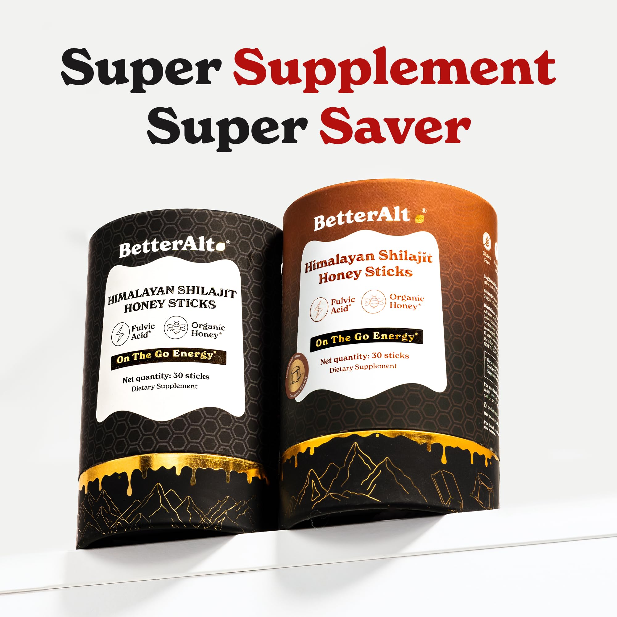 Better Alt Shilajit Sticks held in hand for portable vitality on the move.