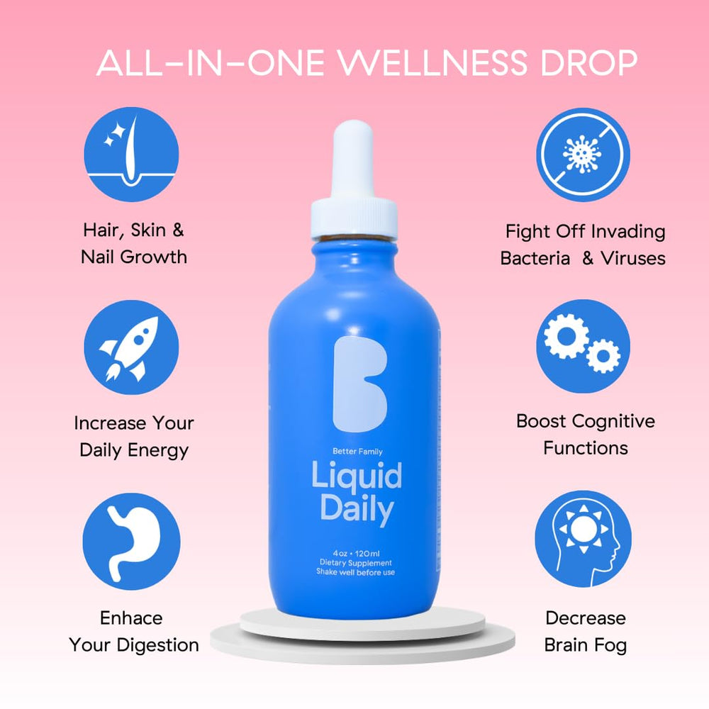 Ingredient panel featuring methylated vitamins and essential minerals.