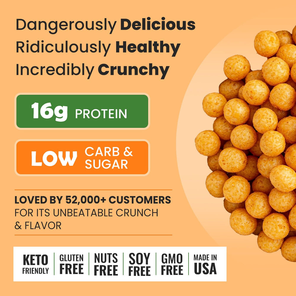 On-the-go Better Than Good puffs in a resealable bag for busy days.