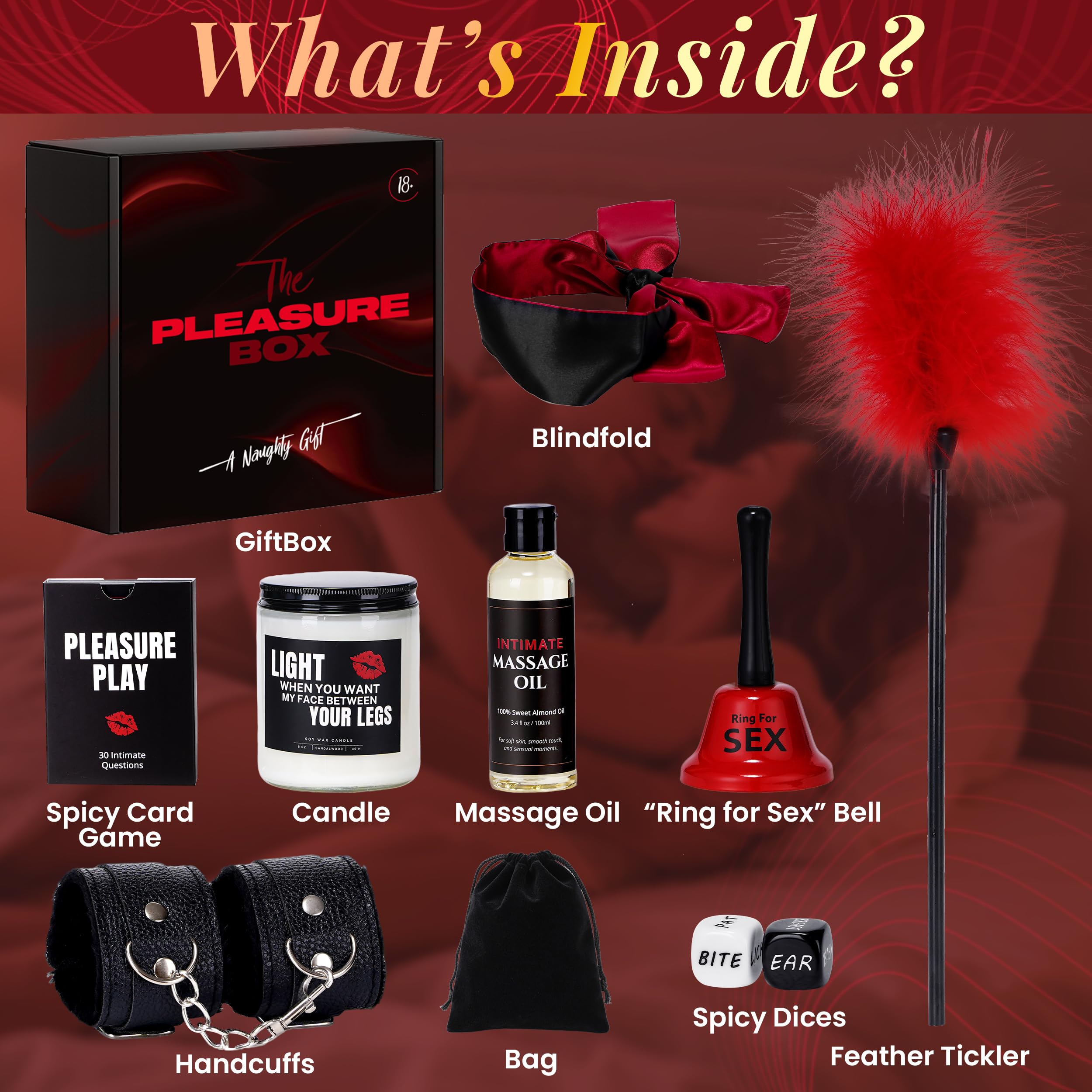 BETTER US silky blindfold enhances mood and anticipation during date night.