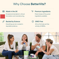 Bettervits packaging emphasizes immune and bone health nutrients