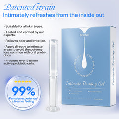 Beuifvo Probiotic Intimate Gel hydrating formula relieves dryness with quick absorption.