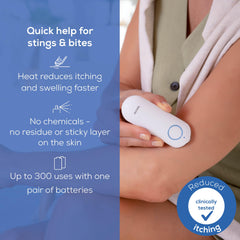 Beurer BR60 chemical-free relief against bites provides safe itch relief.