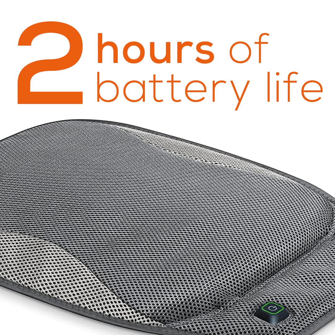 Beurer cushion soft surface close up highlighting plush comfort and warmth