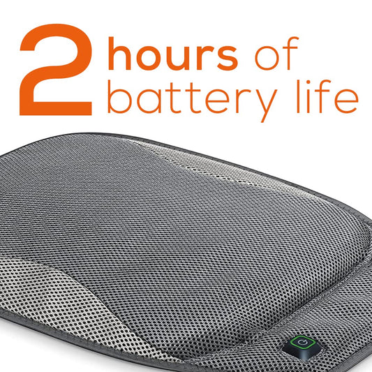 Beurer cushion soft surface close up highlighting plush comfort and warmth