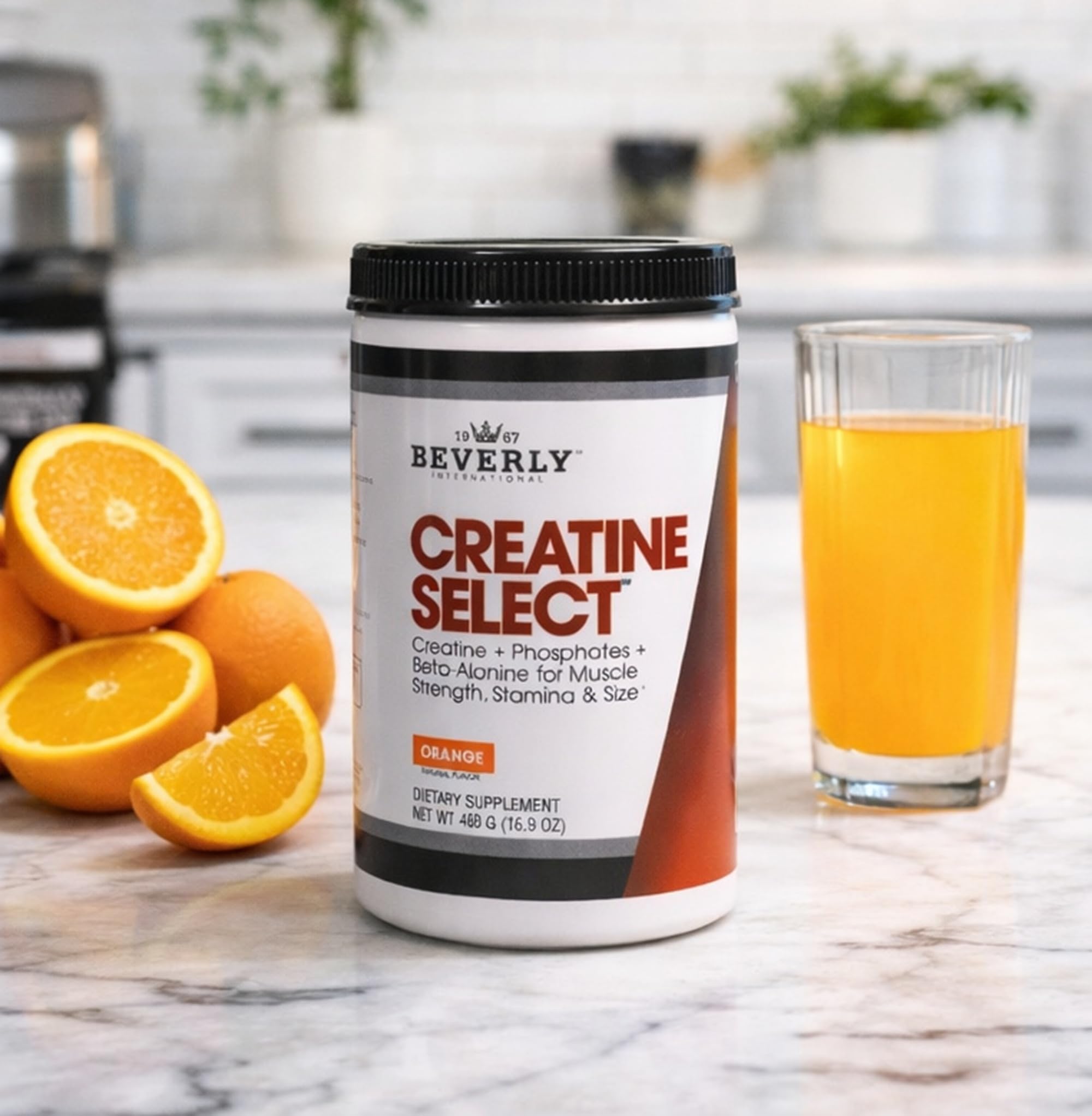 40 servings label confirms long-standing Beverly quality and reliability