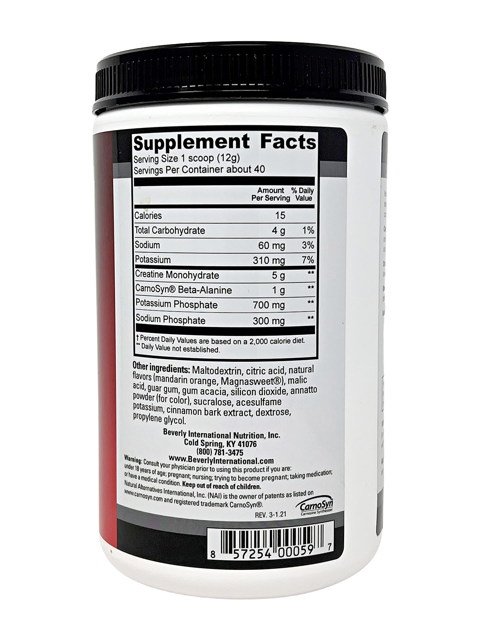 Creatine Select powder dissolves easily in water for quick pre-workout use