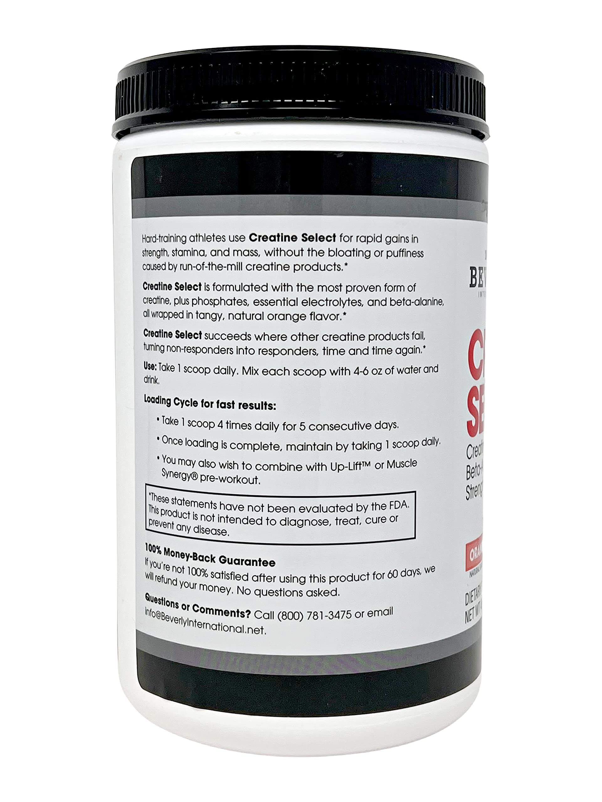 Scoop beside label highlights phosphate blend for enhanced training potential