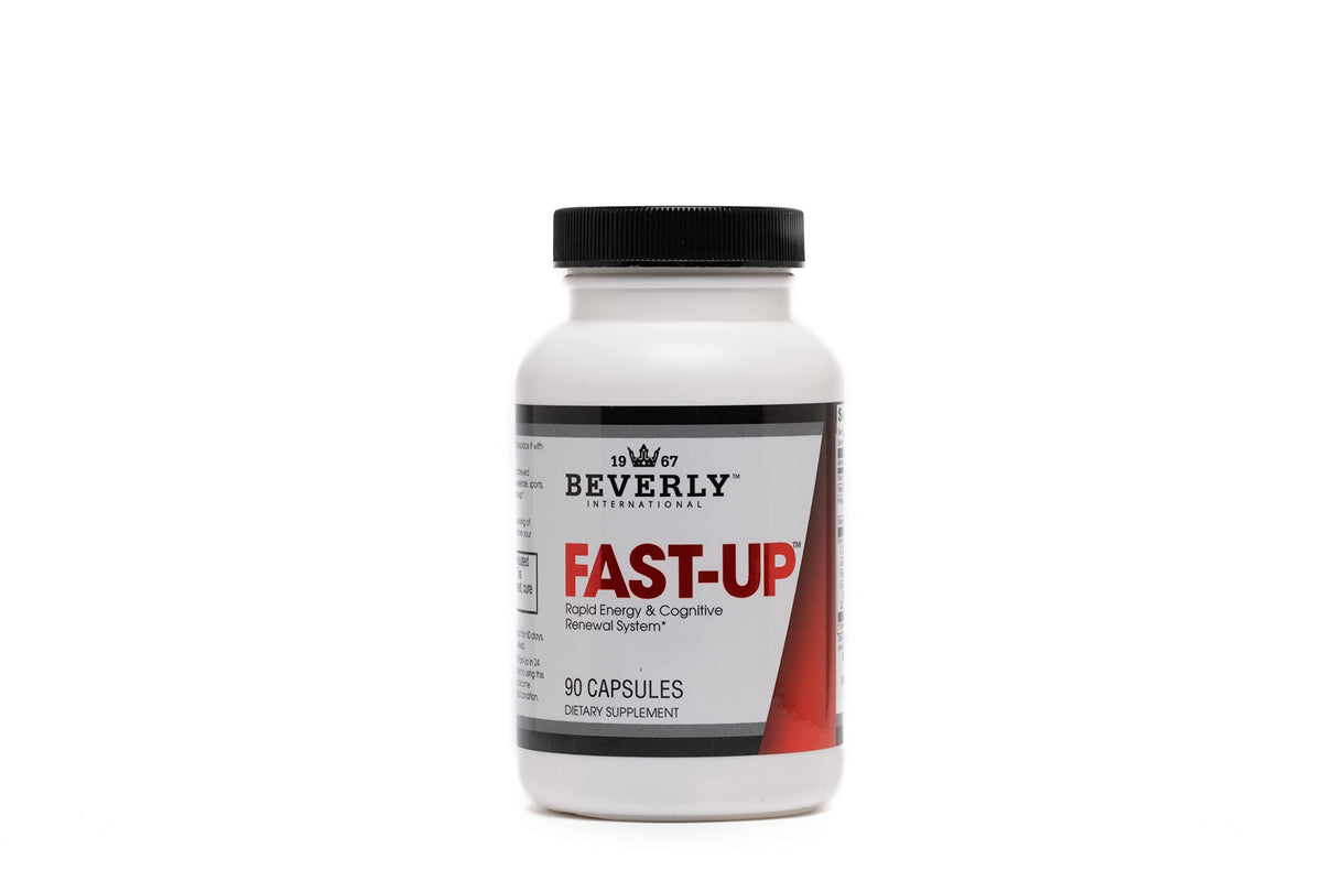 Beverly International Fast-Up bottle front shows quick mood lift and focus.