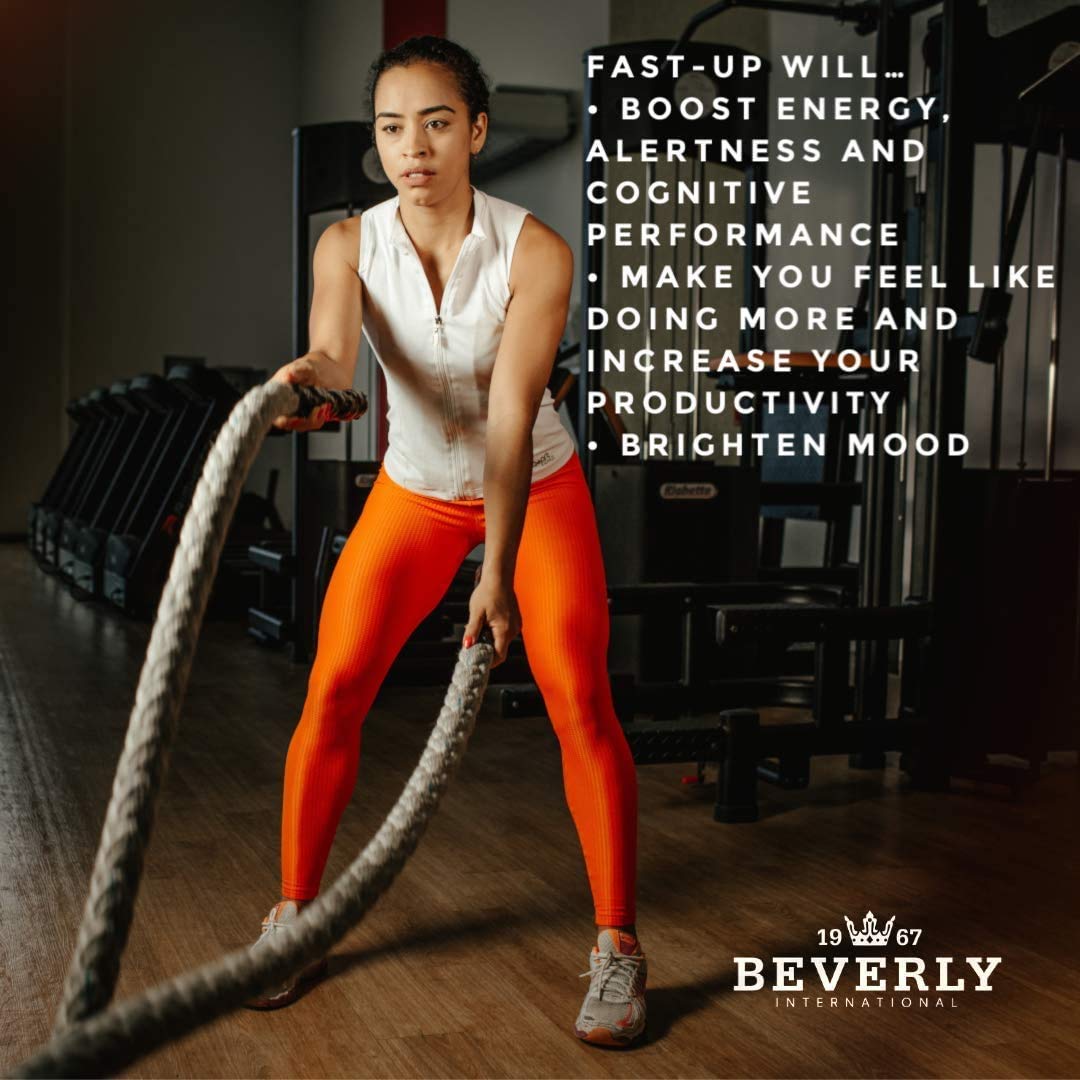 Beverly International Fast-Up morning-routine shot conveys steady energy for tasks.