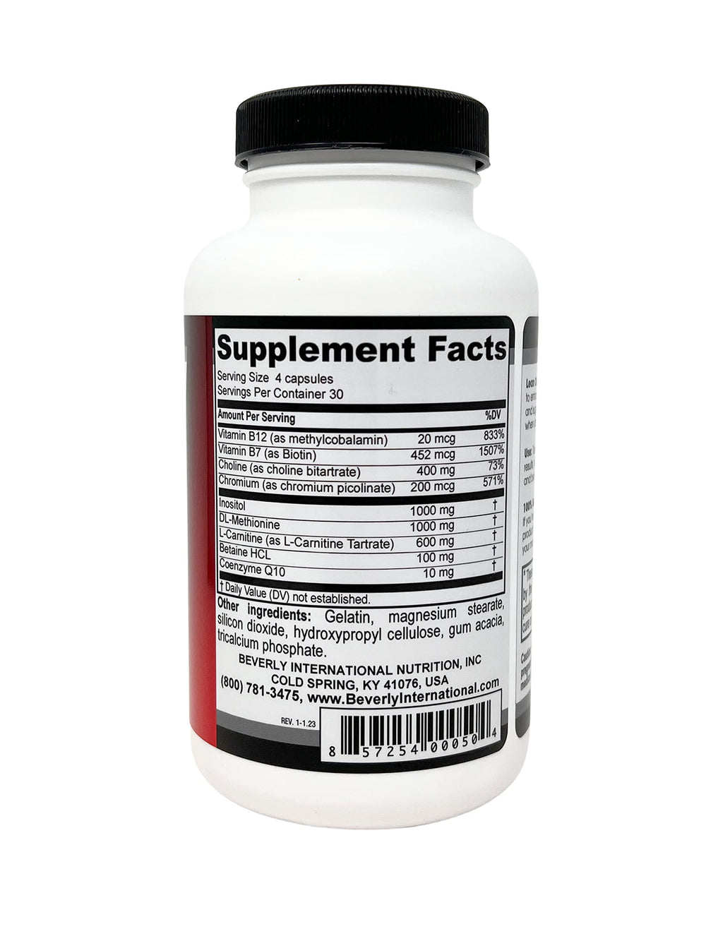 Lean Out capsules close-up highlighting lipotropics for fat utilization