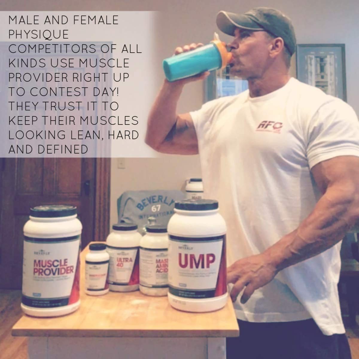 Muscle Provider chocolate muscle-physique showing lean, consistent protein support.