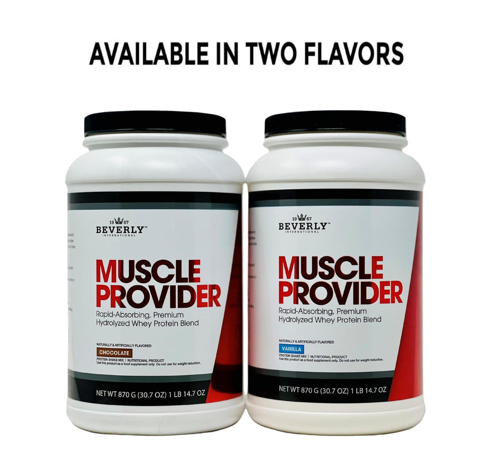 Pouring Muscle Provider chocolate into a glass for quick recovery rituals.