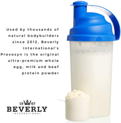 Beverly International Provosyn mature users packaging targets strength-focused adults.