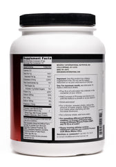 Beverly International Provosyn powder jar close-up; high-quality blend for lean muscle and post-training recovery.