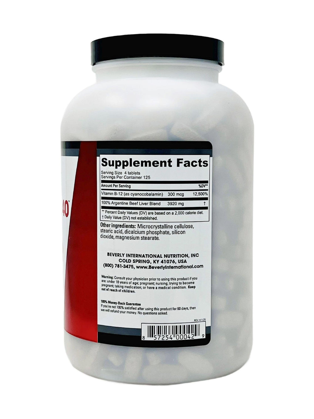 Grade-1 beef liver from grass-fed cattle for clean protein support.