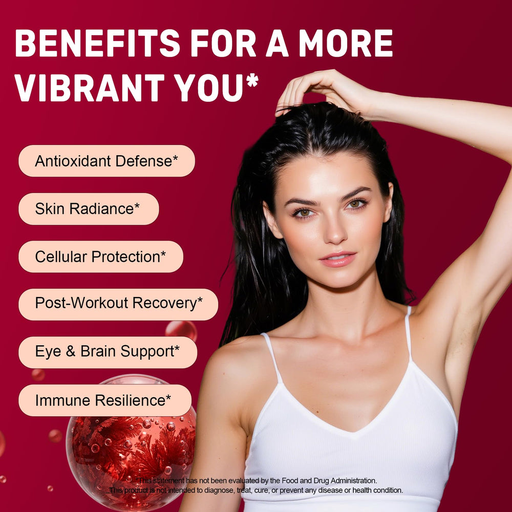 BEWORD Astaxanthin softgels packaging ready for daily use