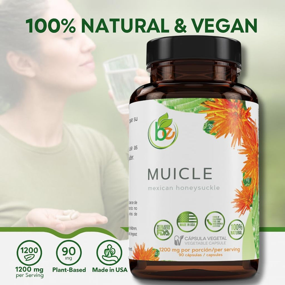 BEXPERTSUSA Justicia spicigera flowers highlight natural Muicle ingredient