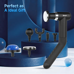 Beeyn fascia gun fork head for along spine and shoulders