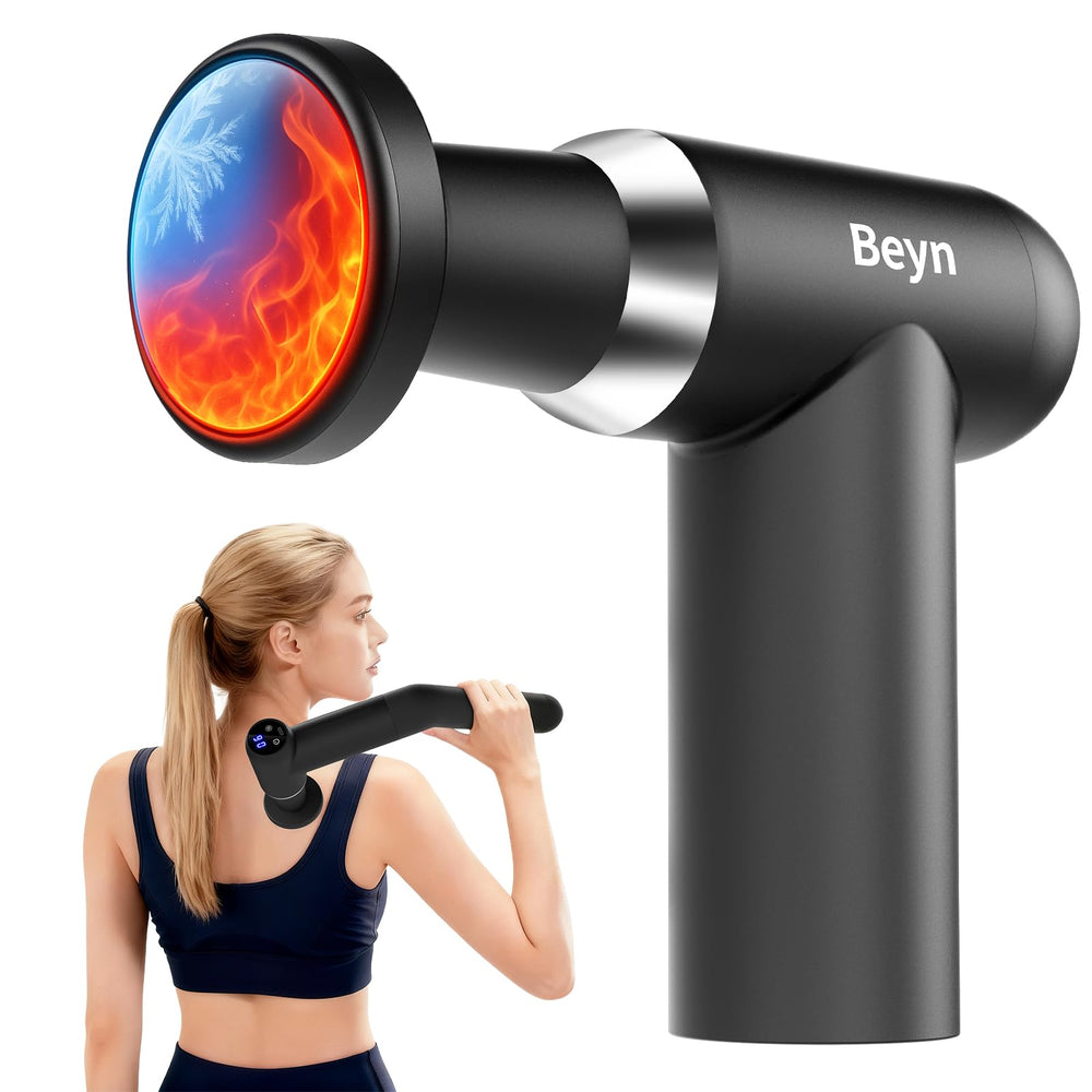 Beeyn hot and cold fascia gun main unit with LCD display for precise control